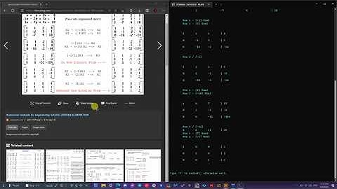 Gauss-Jordan Elimination in Dev C++ with Source Code