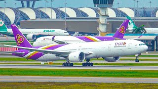 ✈️ 120  AIRPLANE TAKEOFFS & LANDINGS at BKK 🇹🇭 BANGKOK Airport Plane Spotting [BKK/VTBS]