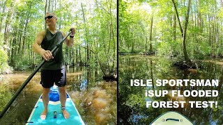 ISLE Sportsman iSUP- More maneuverable than youd think!