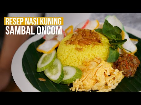 Resep Sambal Oncom Nasi Kuning