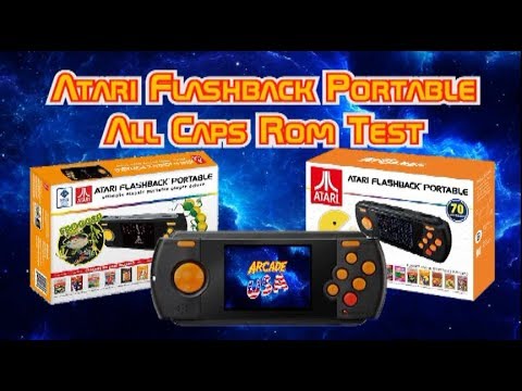 Atari Flashback Portable All Caps Rom Test - YouTube