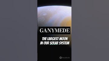 Ganymede: Secrets of the Largest Moon Unveiled! #universe #spaceexploration #astronomy #jupiter