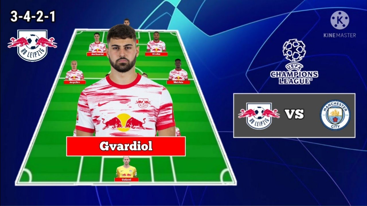 Leipzig vs Manchester city ~ Leipzig Potential line up Eufa champions league 2021/2022
