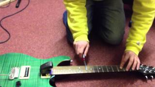 Screwdriver &amp; Ebow Guitar Demonstration