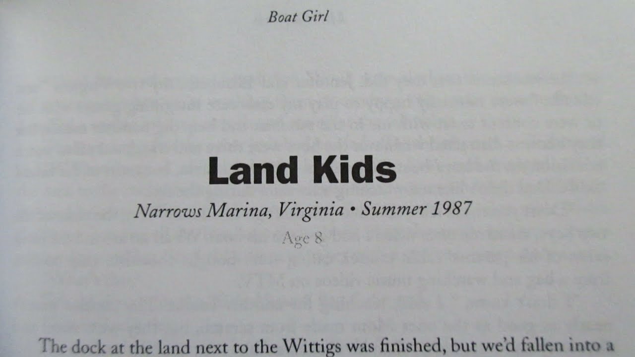 Reading Boat Girl Melanie Neale page 49 - 72