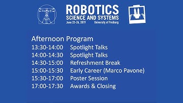 Live Stream - Wednesday, 26th June 2019, Early Career by Marco Pavone