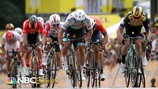 Tour de France 2019: Exciting Stage 1 finish after late crash | NBC Sports