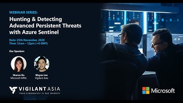 Hunt & Detecting Advanced Persistent Threats with Azure Sentinel