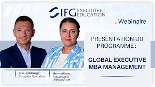 Présentation du programme : Global Executive MBA Management