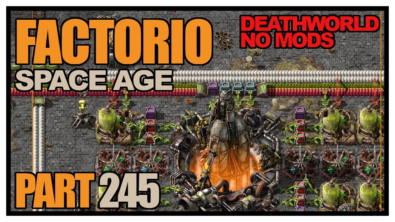 Late game Gleba science block design - Factorio Space Age (Deathworld ...