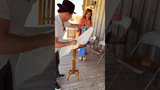 He made a table fly #flying #levitating #magician