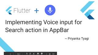 Implementing Voice input for Search action in AppBar screenshot 5