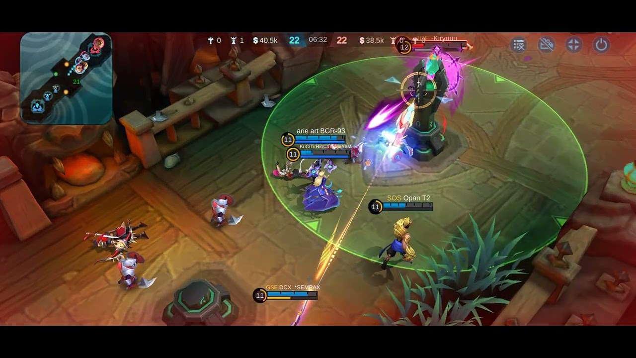 Pertandingan dengan Score 40 vs 43