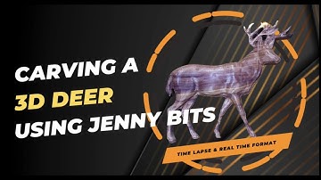 Carving a 3D Deer with Jenny Bits (Shapeoko Pro / VCarve Pro