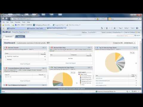 ProxyOne User Interface Overview (URL Filtering & Reporting)