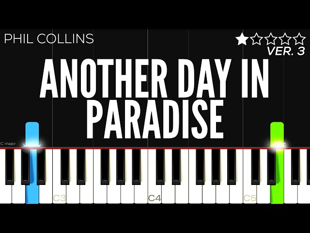 Phil Collins 'Another Day In Paradise' Sheet Music & Chords