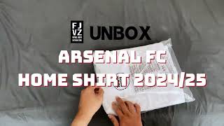 Unboxing Arsenal home kit 2024/25