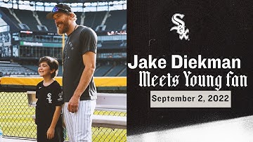 Jake Diekman Welcomes Young Fan with Ulcerative Colitis (2022)