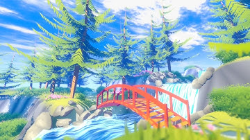 Blender 3.1 Procedural Forest - Walking down the path