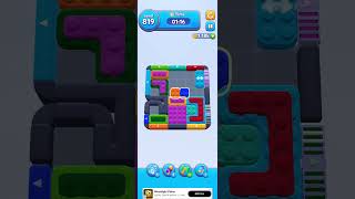Color Block Jam level 819  solution #colorblockjamgame #colorblockjam #walkthrough #gameplay #games