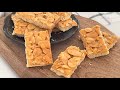 Caramel Almond Cookies  (Florentine Butter Cookies) 焦糖杏仁酥片 ～ CNY Cookies