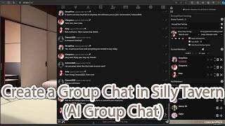Create a Group Chat in Silly Tavern (AI Group Chat)