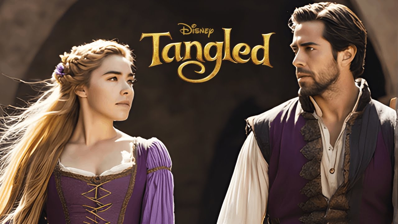 Tangled Live-Action - First Look At Florence Pugh As Rapunzel 