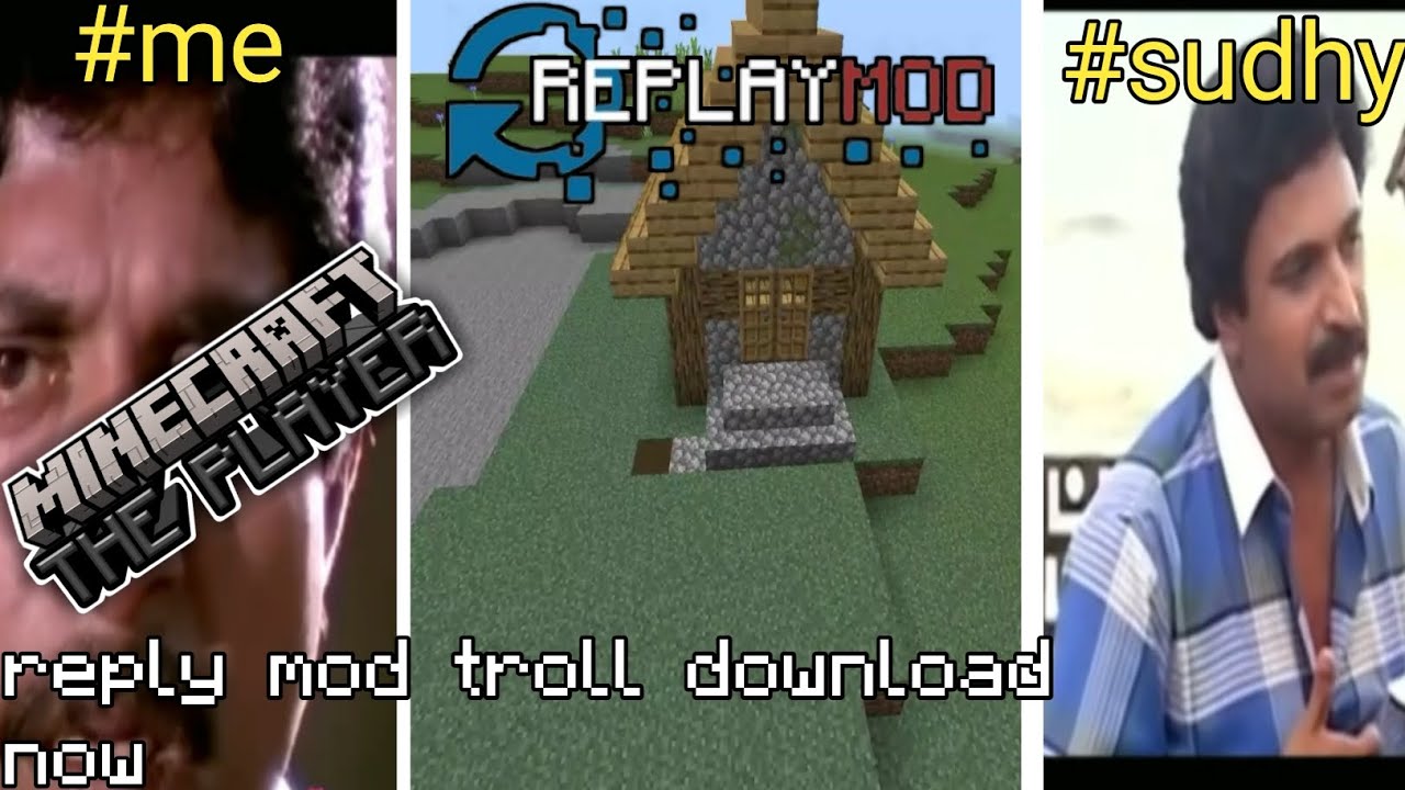 Minecraft come reply mod in bedrock edition Malayalam YouTube