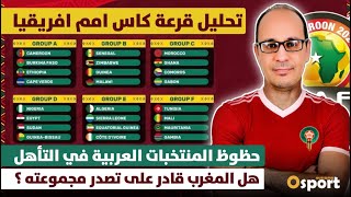 تحليل قرعة كاس امم افريقيا,هل المنتخب المغربي قادر على تصدر مجموعته؟حظوظ المنتخبات العربية في التأهل