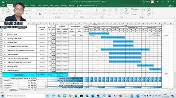 Excel S Curve Tutorial: Master The Steps by Step In Episode 2 (การวางแผนงานก่อสร้าง ด้วย MS Excel )