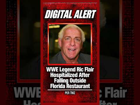 WWE Legend Ric Flair Hospitalized After Falling Outside Restaurant #entertainment #news #shorts