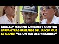 MAGALY MEDINA ARREMETE CONTRA FARFAN TRAS BURLARSE DEL JUICIO QUE LE GANO! “ES UN SER DESPRECIABLE”