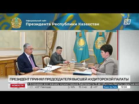 Глава государства принял председателя Высшей аудиторской палаты