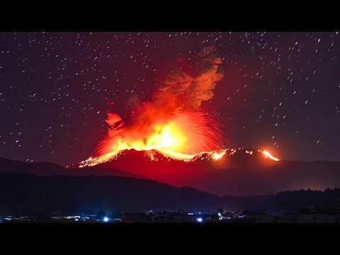 火山噴火に遭遇 2025年8月26日 12:04 桜島 噴火 1700m / Sakurajima Eruption