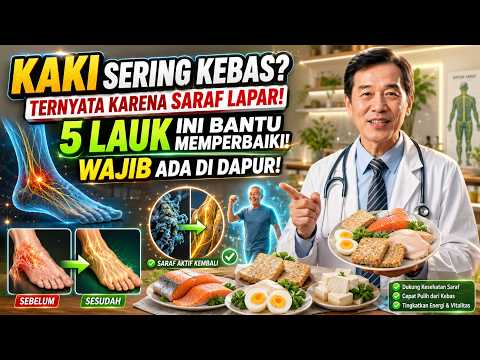 TERBONGKAR‼️5 Lauk Murah Ini Diam-Diam Bantu Hilangkan Kebas Pada Kaki Lansia‼️
