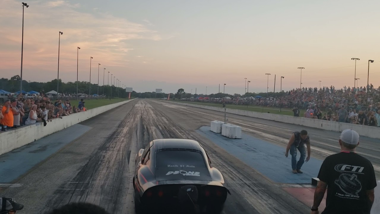 Wicked One vs Yellow tri 5 Pine Valley Raceway