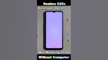 Realme C25s Developer Options Settings Not Workin 🔥 How to Enable Developer Options in Realme C25