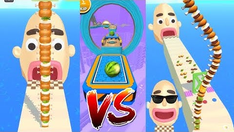 Sandwich Runner - Going Balls | Walkthrough | All Level Gameplay Android,iOS | Video Games, JCB Wala