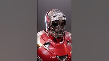 アイアンマン　頭部の3Dモデリング　#blender #3danimation #ironman