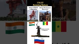 The Three Tallest: A Tour of the World's Most Amazing Statues #shorts