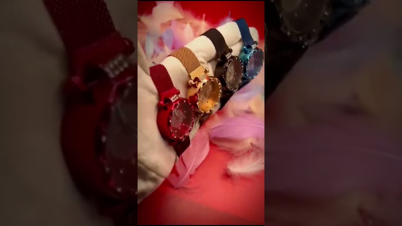 Magnetic Lock Stylish Watch 🦋😍🌸 