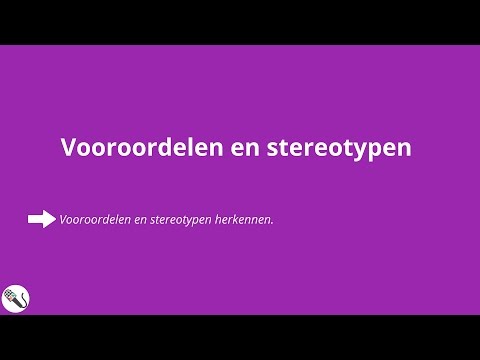 Video: Verschil Tussen Vooroordelen En Discriminatie