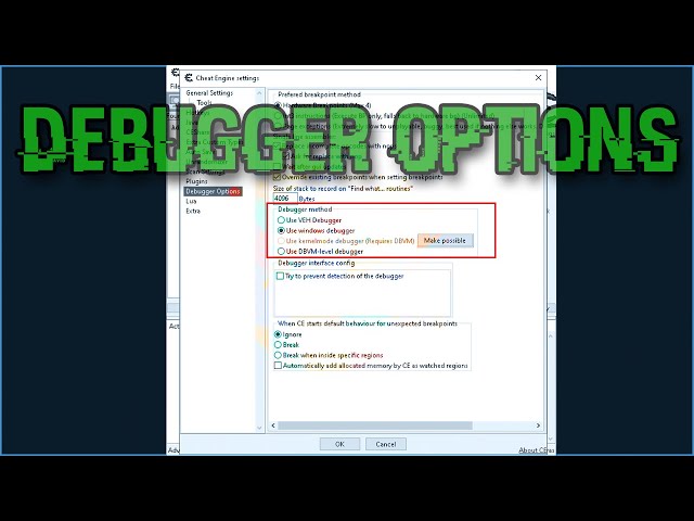 Cheat Engine :: View topic - Problem with breakpoints/debugging?