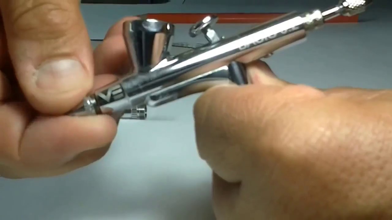 Piezas y funcionamiento del aerógrafo MaxiHobby