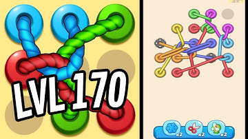 🏅 TANGLED LINE 3D: Knot Twisted 🤪 Level 170 🧩 Gameplay Walkthrough