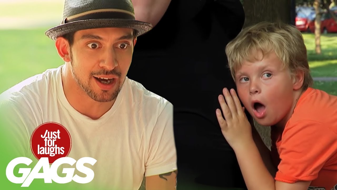 Kid Thinks Lady is Pregnant Prank
