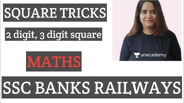 SQUARE TRICKS || MATHS || SSC || RAILWAYS || BANKS || AFCAT #chauhanvideos