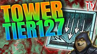 Rain Of Arrows Rogue Tower 127 Showcase & Build Guide Season 14 SSF Diablo 4