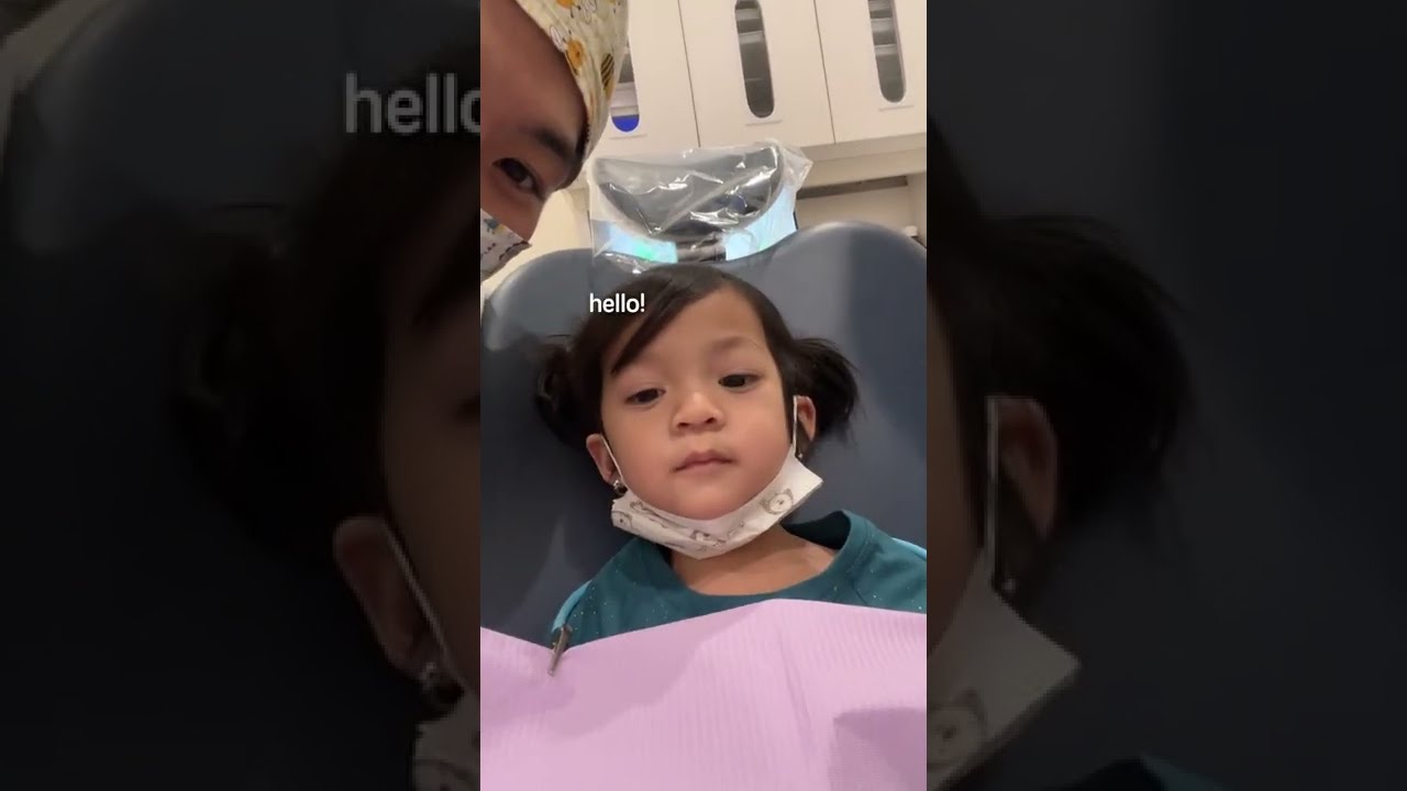 When a child seems shy at first.. 😂 [Pediatric Dentist]