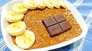 Chocolate Oatmeal Recipe for Weight Loss | Cacao Oatmeal | How to Make Chocolate Oatmeal? Choco Oats